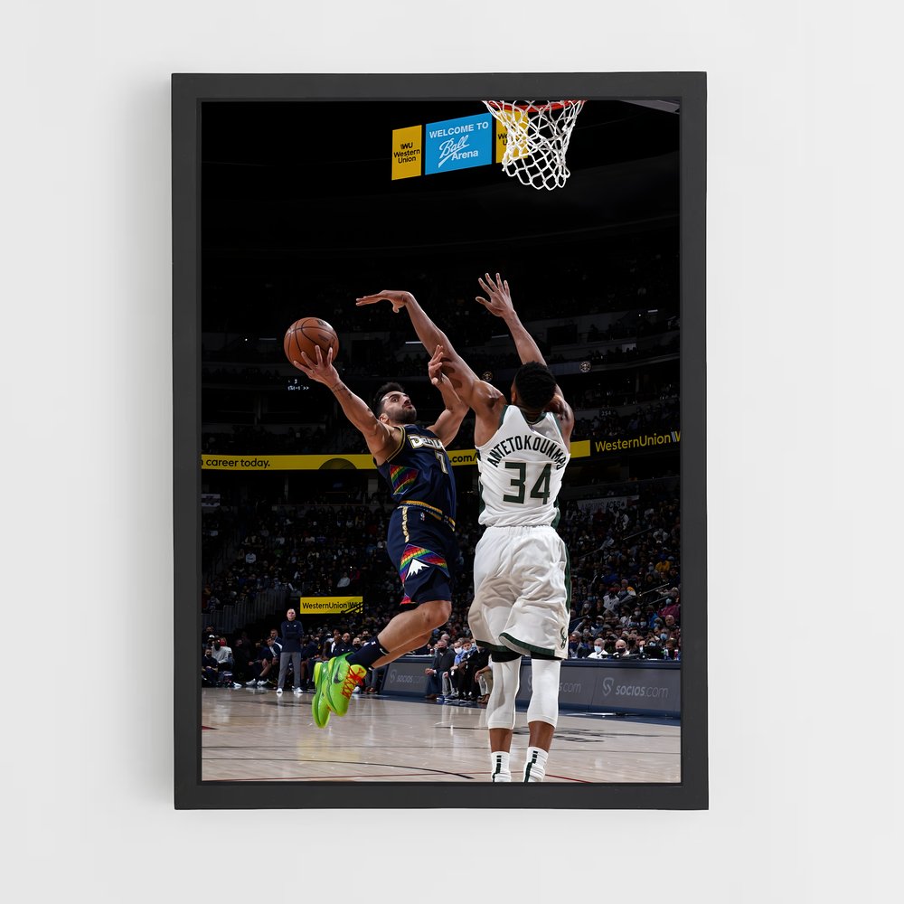 Poster Facundo campazzo – affiche Basketball (vue 2)